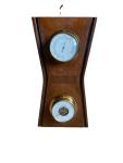 Weather Station with Barometer and Temperature Gauges