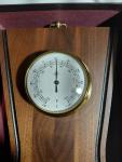 Barigo Mid Century Weather Station Thermometer Barometer