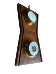 Weather Station with Barometer and Temperature Gauges