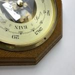 Brass Color Wall Barometer with Inch and MB Scales