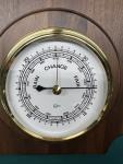 Barigo American Walnut Wall Hanging Barometer 21.5