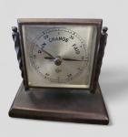 German Made Vintage Brass Weather Station Barometer
