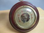 German-Made Wood and Brass Barigo Barometer