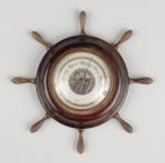 Vintage Barigo Ship's Wheel Barometer
