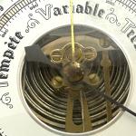 Classic Wood and Brass Weather Station Barometer