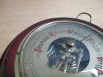 German-Made Wood and Brass Barigo Barometer