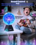 Theefun 8-Inch Touch Sensitive Plasma Ball Lamp