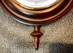 Bavarian Style Wooden Weather Station with Barometer
