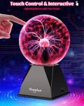 Theefun 6-Inch Touch Sensitive Plasma Ball