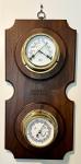 Barigo Dual Humidity Thermometer Hygrometer in Brass