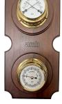 Barigo Dual Humidity Thermometer Hygrometer in Brass