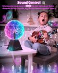 8-Inch Plasma Ball Lamp - Touch & Sound Sensitive