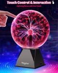 Theefun 8 Inch Touch Sensitive Plasma Globe