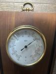 Barigo Vintage Weather Station in Mahogany
