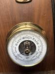 Barigo Vintage Weather Station in Mahogany