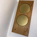 Wooden Weather Station Thermometer and Barometer Set
