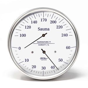 Fischer 6.3" Sauna Thermometer and Hygrometer