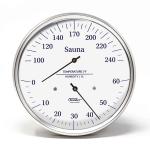 Fischer 6.3" Sauna Thermometer and Hygrometer