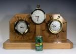 Weems & Plath Wall Clock with Weather Instruments