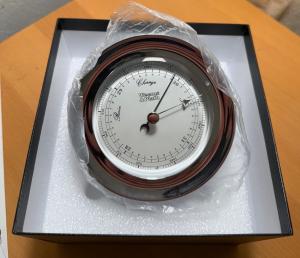 Chrome Plated Atlantis Barometer by Weems & Plath