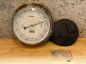 Brass Weems & Plath 125 Barometer for Easy Tracking