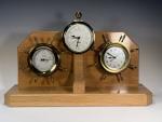 Weems & Plath Wall Clock with Weather Instruments