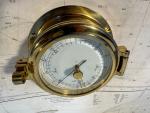Weems & Plath Brass Barometer with Porthole Design