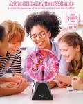 Theefun 8 Inch Touch Sensitive Plasma Globe