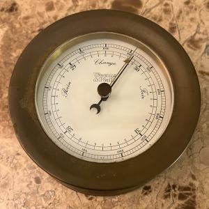 WEEMS & PLATH Vintage Brass Barometer - West Germany