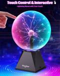 8-Inch Plasma Ball Lamp - Touch & Sound Sensitive