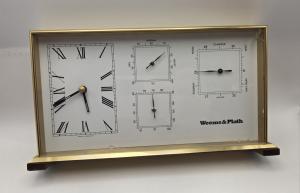 Weems & Plath Nautical Weather Station Clock