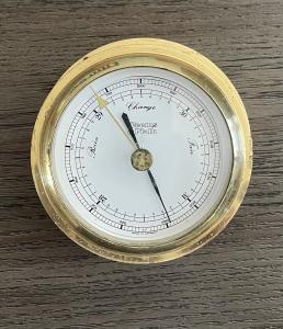 Vintage Brass Ship Barometer by Weems & Plath