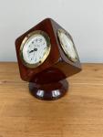 Weems & Plath CUBE Vintage Weather Station Clock