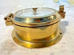 Weems & Plath Brass Barometer with Porthole Design
