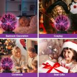 6" Electric Plasma Ball with Sound and Touch