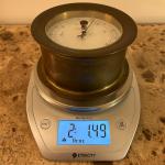 WEEMS & PLATH Vintage Brass Barometer - West Germany