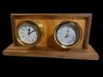Weems and Plath Barometer and Clock Set