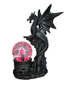 Dragon Power Plasma Orb Lamp - Gothic Lighting