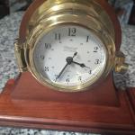 Weems & Plath Quartz Ships Clock and Barometer Set