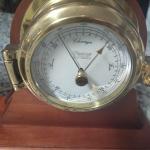 Weems & Plath Quartz Ships Clock and Barometer Set