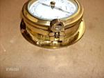 Weems & Plath Brass Barometer with Porthole Case