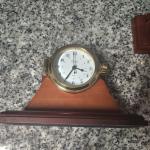 Weems & Plath Quartz Ships Clock and Barometer Set