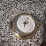 Weems & Plath Quartz Ships Clock and Barometer Set