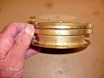 Weems & Plath Brass Barometer with Porthole Case
