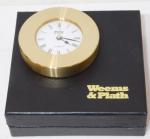 Brass Chart Weight Clock in Presentation Box