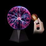 8-Inch Touch-Sensitive Plasma Ball Lamp