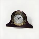 Weems & Plath Nautical Tambour Clock in Wood