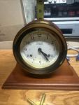 Weems & Plath Atlantis Marine Wind-Up Clock