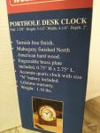 Weems & Plath Porthole Desk Clock 312400