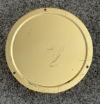 Brass Marine Wall Clock with Battery Quartz Mechanism